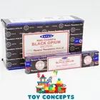 BLACK OPIUM NAG CHAMPA INCENSE STICKS 15g bulk lot pack satya scent fragrance