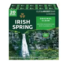 在飛比找蝦皮購物優惠-Irish Spring 清新體香皂 127公克 X 20入