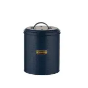 Typhoon Otto Living Round Compost Bin Caddy 2.5 Liters Capacity Navy Blue