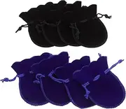 EXAOMBLE 20pcs Drawstring Bags for Jewelry Storage Elegant Multi Purpose Pouches for Rings Earrings Necklaces Portable Lint Trinkets Packaging