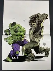 Incredible Hulk #78 vs Gray Hulk COVER Marvel Comics Poster 10.5x16 Lee Weeks