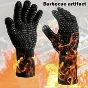 Heat Resistant BBQ Gloves Multi-purpose Grilling Gloves 1472 F° Heat Resistant Grilling Gloves Grilling Set for Grilling