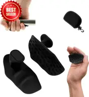 Rubber Gym Grips Fingerless Weight Lifting Pull-Ups Hand Protector Gloves