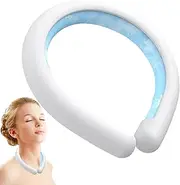Neck Cooling Tube - Wearable Neck Cold Gel Ice Pack, Summer Cool Ice Ring Necks Hanging, Reusable Cool Body Cooler Tube For All Sports Outdoor Activities - White