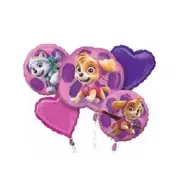 Paw Patrol Theme Skye & Everest Balloon Bouquet Girls Birthday Decoration