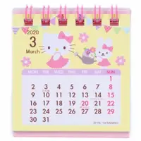 在飛比找樂天市場購物網優惠-大賀屋 日本製 Hello Kitty 迷你桌曆 2020 