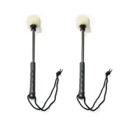 Cheerock 2Pcs Marching Bass Drum Mallets Timpani Percussion Mallet Felt Malle...