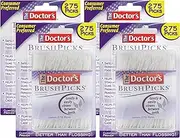 [The Doctor's] BrushPicks Interdental Toothpicks, 1,100 Picks, 4 Pack of 275 Picks