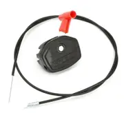 Alloy Door Lever, Lawn Mower Throttle Cable Switch Lever Control Handle Kit, Suitable for Lawn Mowe As Shown