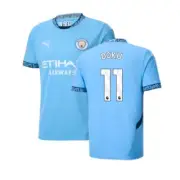 Manchester City Kid's Shirt Puma Football Home Top - Doku - New