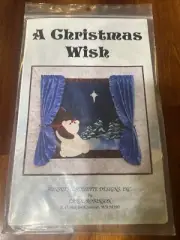 Sunset Silhouette A Christmas Wish Applique Pattern #201 New Bear