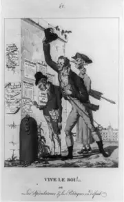 Vive le roi,ou,sp�culateurs,politiques,d�faut,politics,France,Revolution,1814