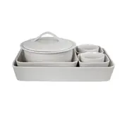 Royal Doulton Gordon Ramsay Maze White 7 Piece Oven Set - Robins Kitchen