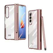 For Samsung Galaxy Z Fold4 5G Case With Pen Slot - Electroplated Full Body