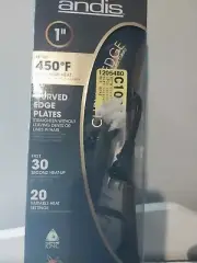 Andis flat iron/hair straightner 1 inch , ionic READ CAREFULLY