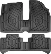 Compatible With Leapmotor T03 EV 2023 2024 2025 Floor Mats Trunk Pad TPE 3D Foot Mat Tray Set Black LHD(2PCS Left rudder)