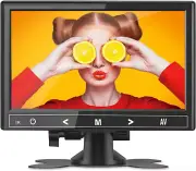 Portable 7" LCD CCTV Monitor PC Screen HDMI VGA AV RCA for DSLR Raspberry Pi