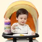 Universal Baby Stroller Dinner Table Cart Pram Snack Tray MilkBottle Cup Holder-