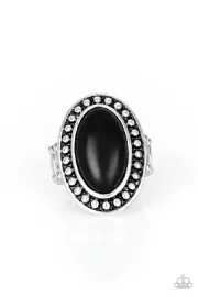 Paparazzi Desert Heat Black Ring - New
