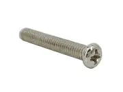 100PK M3 X 25mm Carbon Steel Phillips Round Head Metric Screw