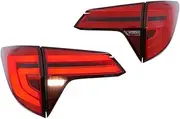 LED Tail Lights Compatible For Honda HR V 2016-2021 With Start Up Animation DRL Brake Sequential Turn Signal Rear Lamps Assembly