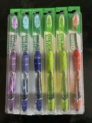 Lot/6 SunStar GUM 525 Deep Clean Soft Compact Toothbrushes
