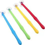 WEKAMOS 4pcs Dual Side Suction Cup Hammer for Educational Early Learning Tool Boost Hand Eye Coordination Family Interaction Game Color Shape Recognition Fun
