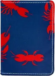 [CWAGFEQZ] Passport Holder,Travel Wallet,Passport Holder with Vaccine Card Slot,Lobster Seamless Sea