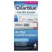 Clearblue Pregnancy Test Combo Pack, Digital with Smart Countdown 4 Ct