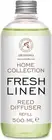 Reed Diffuser Refill Fresh Linen 17.0 Fl Oz (500Ml) - Room Diffuser Refill - Hom