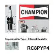 2x CHAMPION Performance Driven Quality Platinum Spark Plug For Holden #RC8PYP4 (for: Kia)