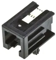2x TE Connectivity RJ22 ETHERNET CONNECTORS 5Pcs Cat3 4P4C-Way, 1-1705949-1