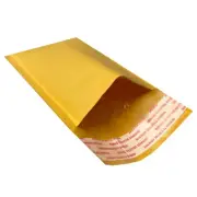 UOFFICE 1000 Kraft Bubble Mailers 4x8" - #000 Self-Seal Padded Envelopes