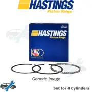 4X FOR VW TOYOTA TARO 2L HASTINGS 2C7356 PISTON RING SET 1301154060 1301154061