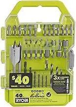 Ryobi A98401 Drill and Impact Drive Set 40 pc