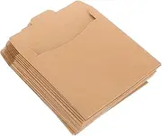 CAXUSD 50pcs Paper CD Sleeves Durable DVD Storage Bags for CD DVD Protection Space Saving Envelopes for Home Office School Use Prevents Damage Dust