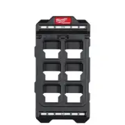 Milwaukee Tool 48-22-8496 Packout Compact Wall Plate,Pp,1 In L,Blk