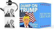 Donald Trump Toilet Paper by Dump on Trump - Funny Gag Loo Roll - Hilarious Novelty Prank Present to Make Wiping Great Again