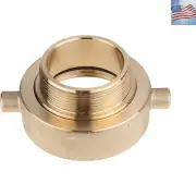 Brass Fire Hydrant Adapter 2-1/2-Inch NH/NST Female x 2-Inch NPT Male Pack of 1