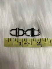2 Adjustable Metal Buckles for Chain Strap Bag to Shorten Your Bag gunmetal