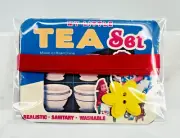 Junk Journal Ephemera "My Little Tea Set" Label, Ribbon, Button