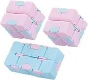 ERINGOGO 3pcs Infinite Cube Puzzle for Adults and Hand Eye Coordination Plaything for Parties and Present Giving Random Color