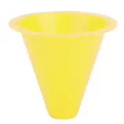 (Yellow)10pcs Soccer Training Cone Football Barriers Plastic Marker Holder HG