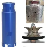 2" Full Bullnose Router Bit 3 1/2" sink grinding drum core bit granite concrete