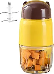 Food Processor: Automatic Food Blender, Food Grade Mixer | Portable Baby Food Puree Maker Machine, Cute and Small Food Processor