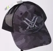 Vortex Optics Logo Hat 121-53-BCA Black Camo BRAND NEW! Adjustable Cap NWT