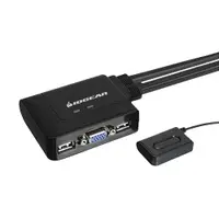 在飛比找有閑購物優惠-IOGEAR GCS22U 2埠 USB2.0 VGA 多電