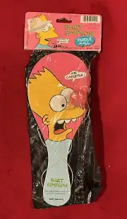 Vintage 1990 Bart Simpson Ja-Ru Toys Paddle Ball Aye Carumba