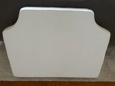 cushion headboard: White Twin Portable Cushion for Twin XL, Lofted or Bunk Bed