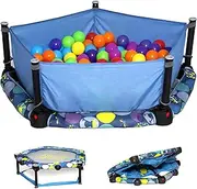 3 in 1 Folding Ball Pit & Trampoline - Ball Pit Tent & Trampoline with Handle - Ages 10 Months to 5 Years, Multi, One Size, TM700